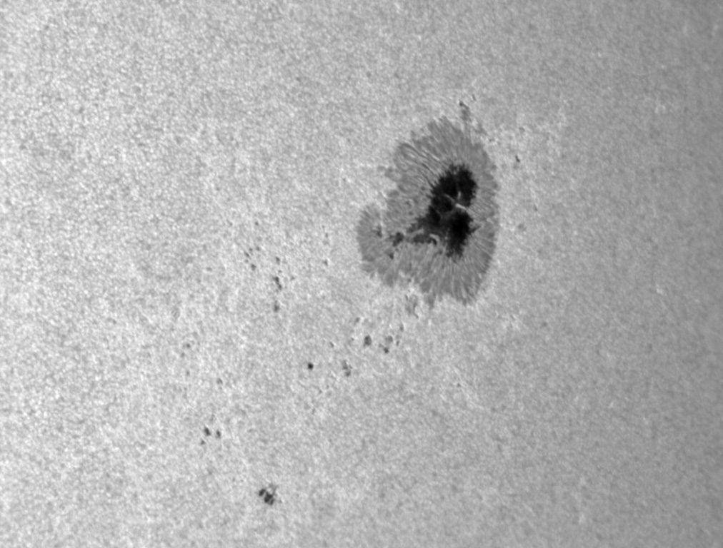 Another picture of the same sunspot