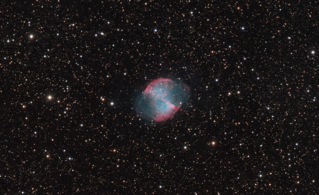 M27 nebula 1:1 crop
