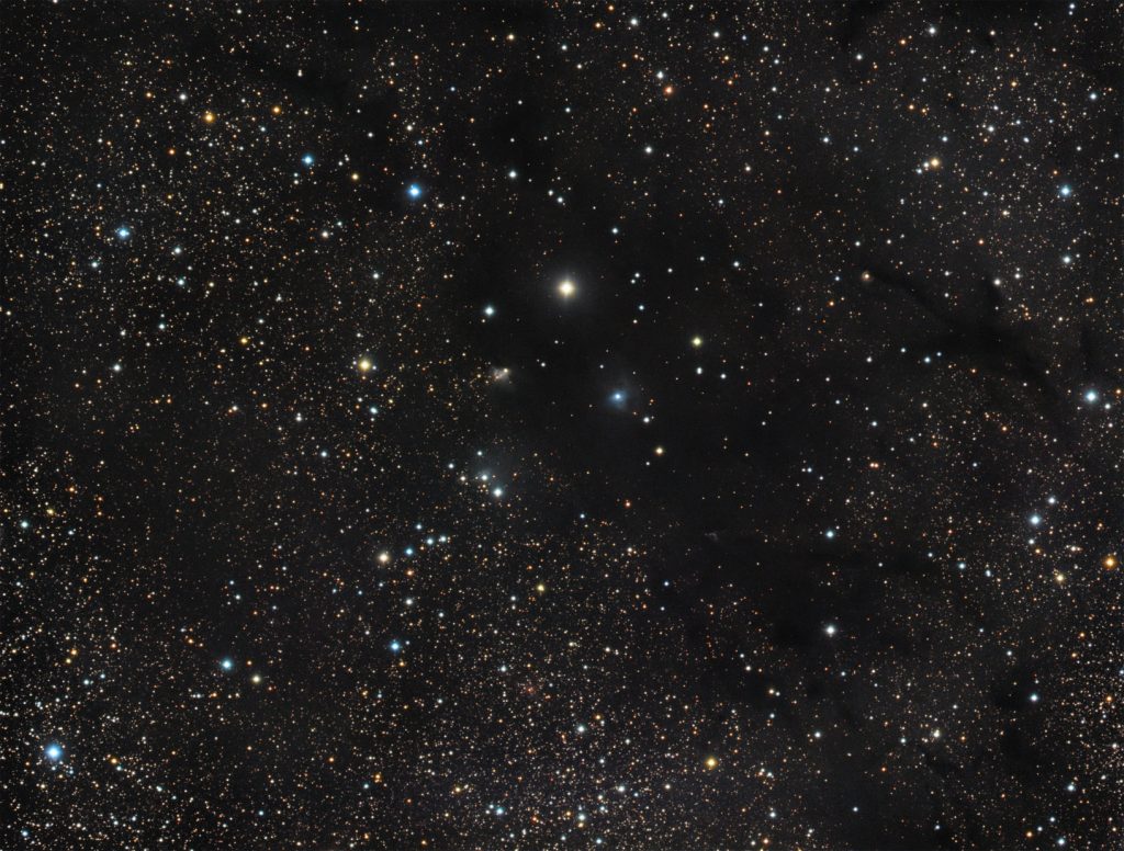 Milky Way in Cygnus around LDN988 nebula