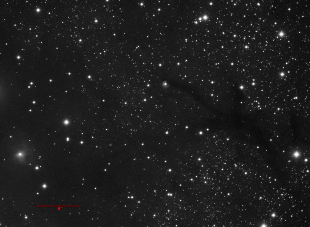 Magakian 843 nebula around V1331 Cygni star