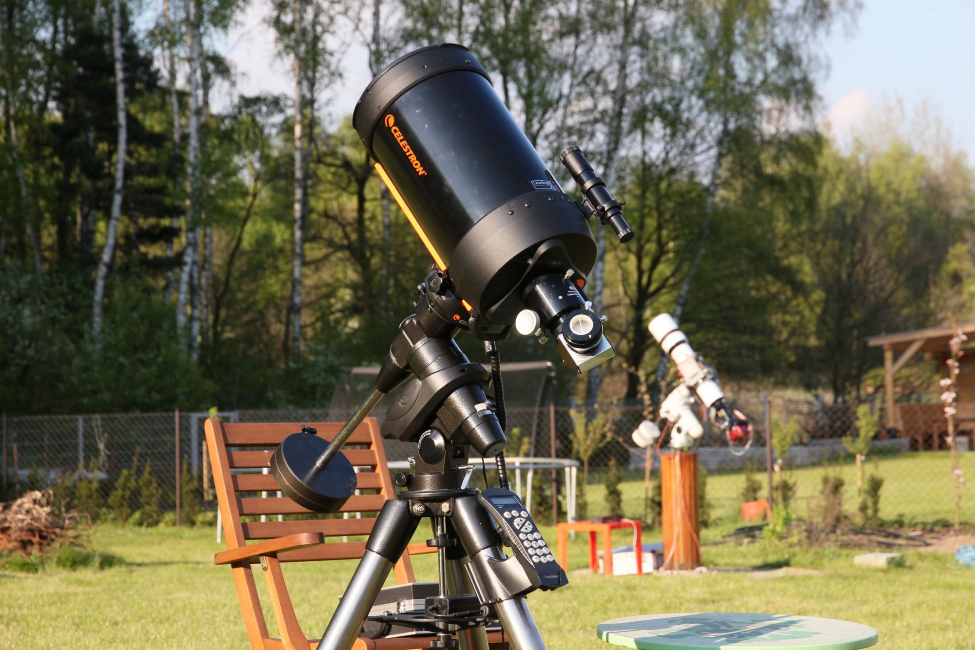 200mm SCT telescope and 130mm refractor on GoTo mounts