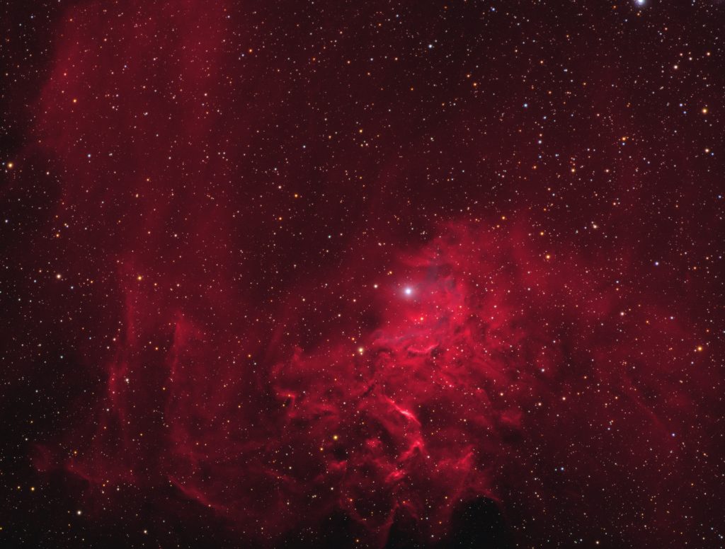 IC405 Flaming Star nebula - HaRGB composite.