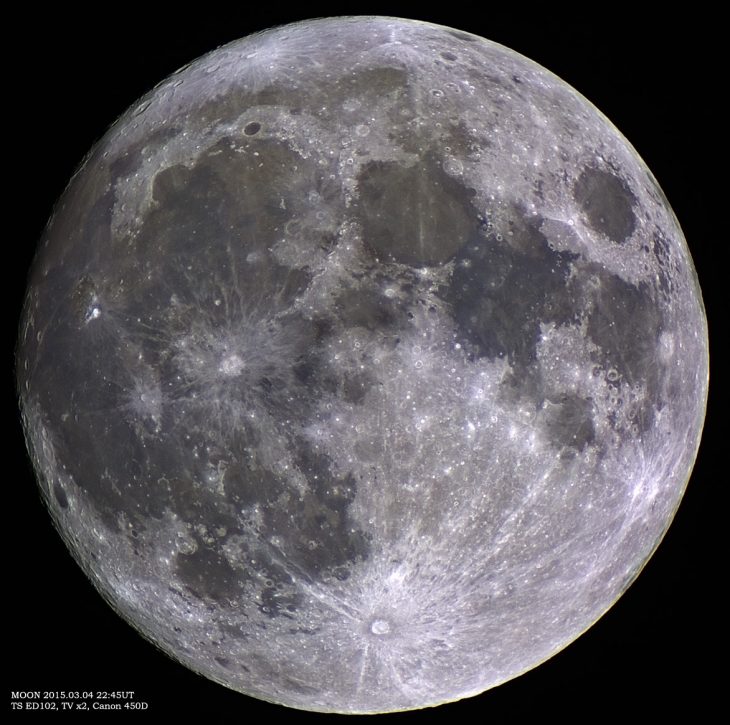 Moon processed image