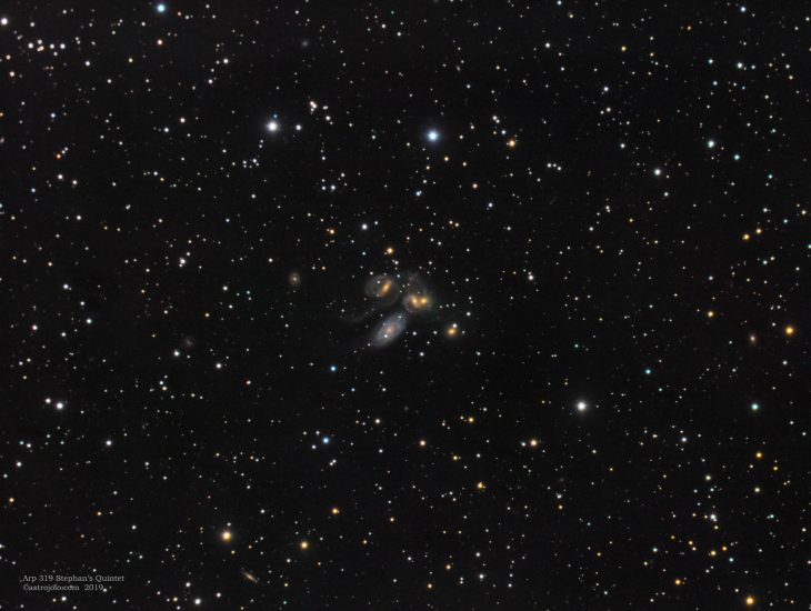 Stephan's Quintet compact galaxy group