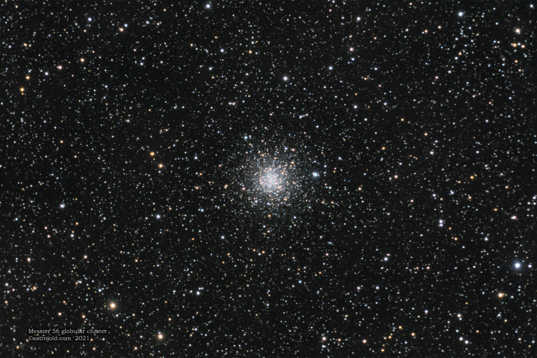 M56 globular cluster in Lyra
