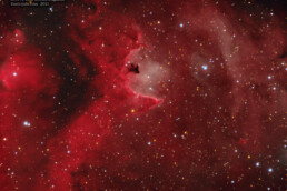 IC1848 Soul nebula fragment HaORGB palette