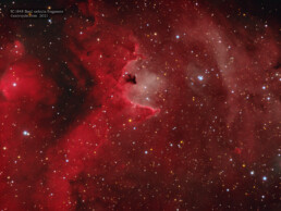 IC1848 Soul nebula fragment HaORGB palette