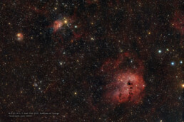 IC410 nebula area in Auriga
