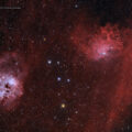 IC410 and IC405 nebulae