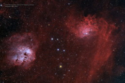 IC410 and IC405 nebulae