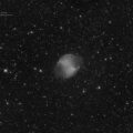 M27 Dumbbell nebula imaged with RC8 telescope