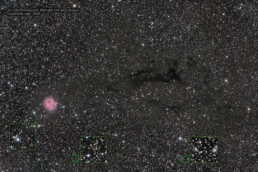 Galaxies next to IC5146 Cocoon