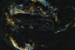 Veil nebula in HSO palette