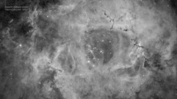 Rosette nebula center in Ha band