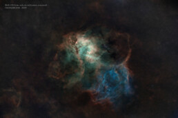 Sh2-132 Lion nebula with stars removed
