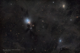 NGC1333, vdB12 and vdb13 nebulae in Perseus