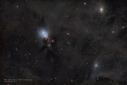 NGC1333, vdB12 and vdb13 nebulae in Perseus