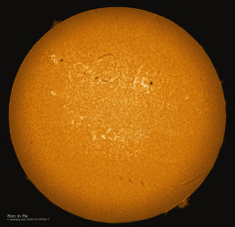 Sun in H alpha 2026.03.04